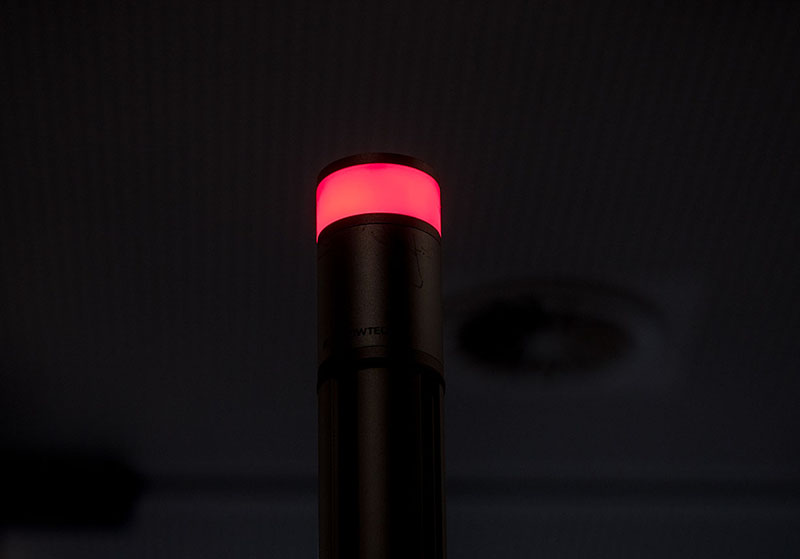 rotes Aufnahmelicht